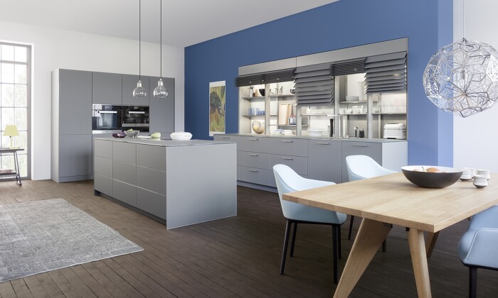 Gesamtansicht Modell IOS-M von Leicht (Fotos: Leicht Küchen AG) Gesamtansicht Modell IOS-M von Leicht (Fotos: Leicht Küchen AG)