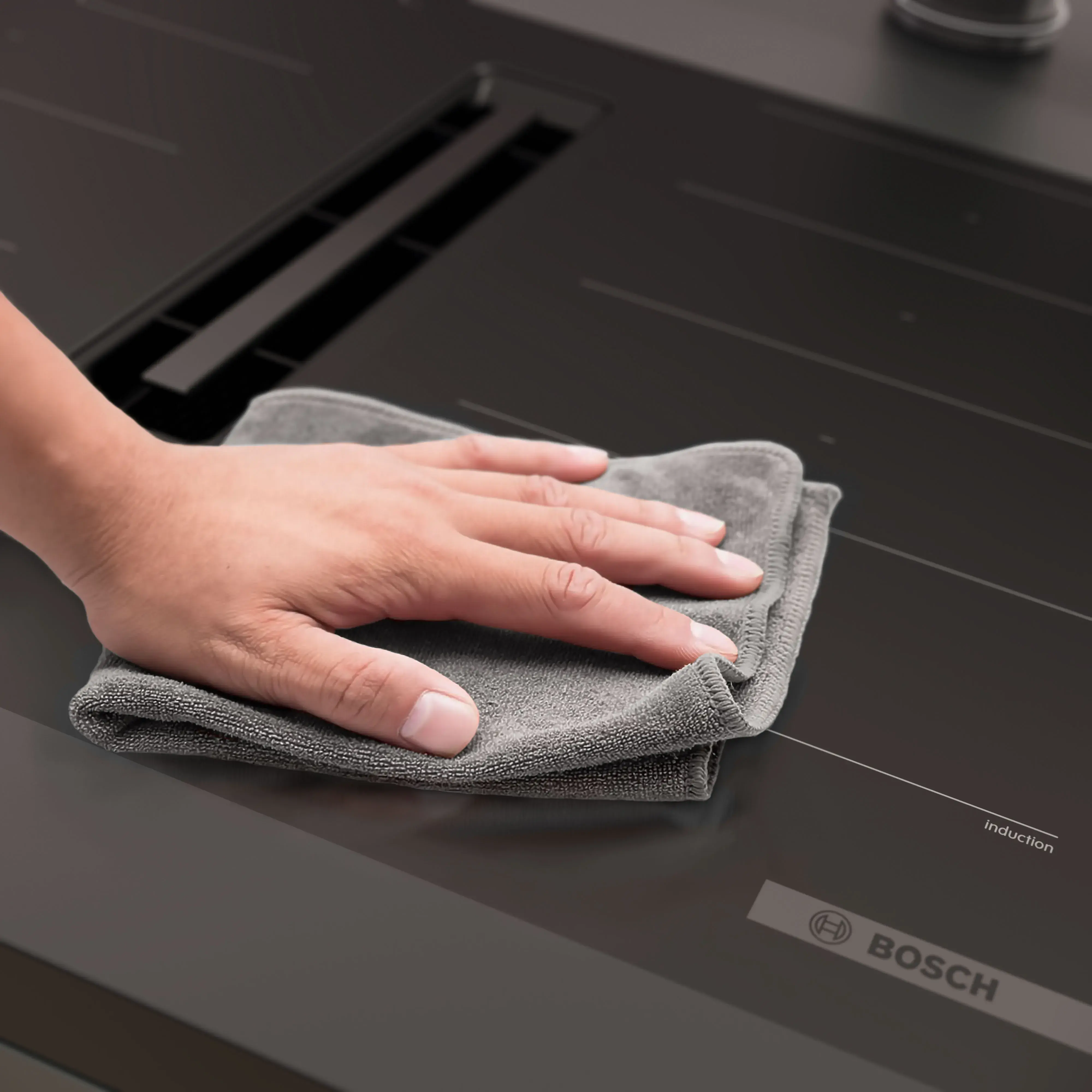 Bosch Matt Design GlassProtect Kochfeld Reinigung einfach